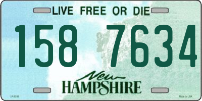 NH license plate 1587634