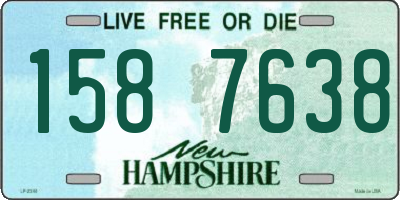NH license plate 1587638