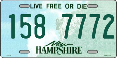 NH license plate 1587772