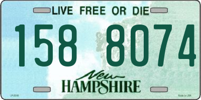 NH license plate 1588074