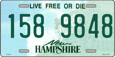 NH license plate 1589848