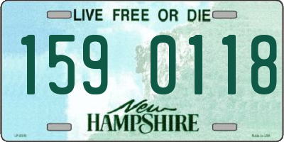NH license plate 1590118