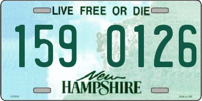 NH license plate 1590126