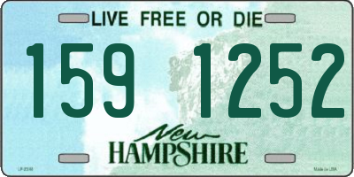 NH license plate 1591252