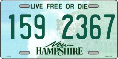 NH license plate 1592367