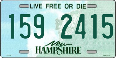 NH license plate 1592415
