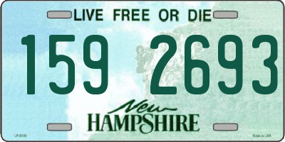NH license plate 1592693