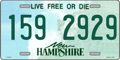 NH license plate 1592929