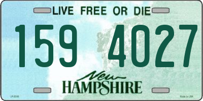 NH license plate 1594027