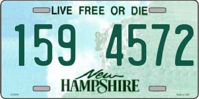 NH license plate 1594572