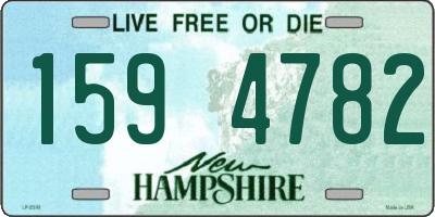 NH license plate 1594782