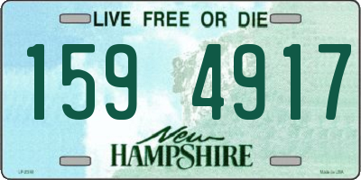 NH license plate 1594917