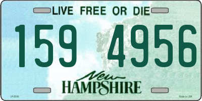 NH license plate 1594956