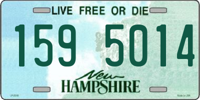 NH license plate 1595014