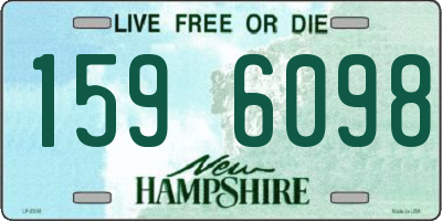 NH license plate 1596098