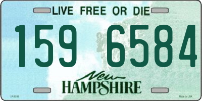 NH license plate 1596584
