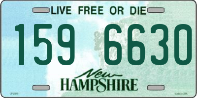 NH license plate 1596630