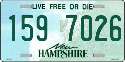 NH license plate 1597026