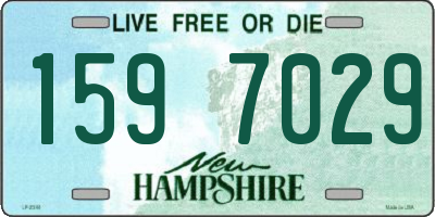NH license plate 1597029