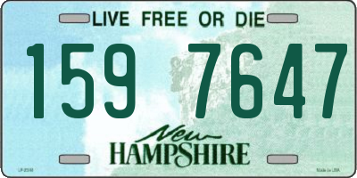 NH license plate 1597647