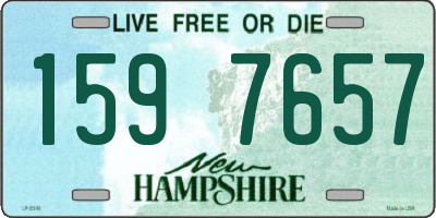NH license plate 1597657
