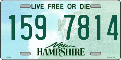NH license plate 1597814
