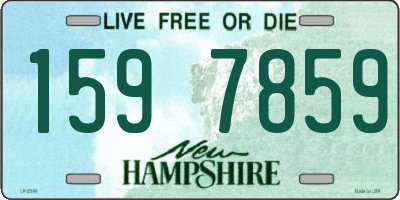 NH license plate 1597859