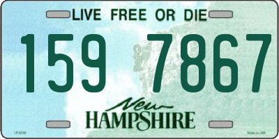 NH license plate 1597867