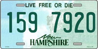NH license plate 1597920