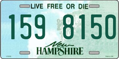 NH license plate 1598150