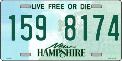 NH license plate 1598174
