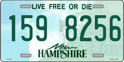 NH license plate 1598256