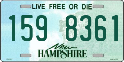 NH license plate 1598361