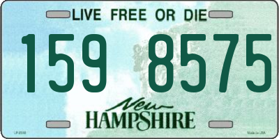 NH license plate 1598575