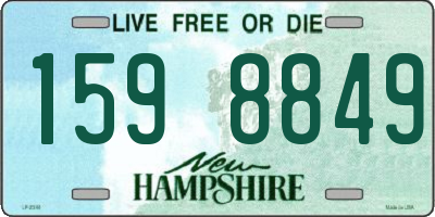 NH license plate 1598849