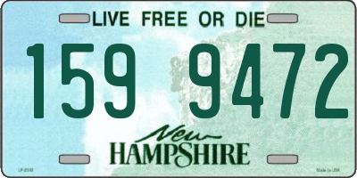 NH license plate 1599472