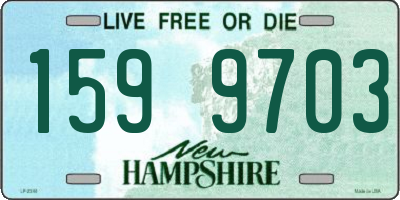 NH license plate 1599703
