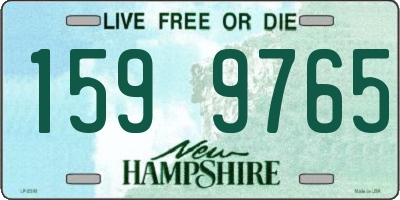 NH license plate 1599765