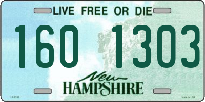 NH license plate 1601303