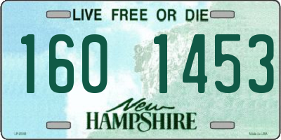 NH license plate 1601453