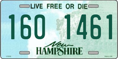 NH license plate 1601461