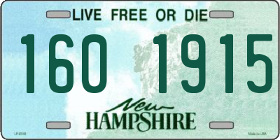 NH license plate 1601915