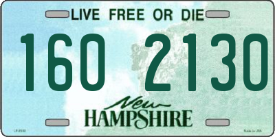 NH license plate 1602130