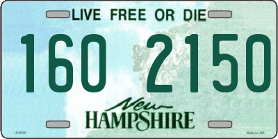 NH license plate 1602150