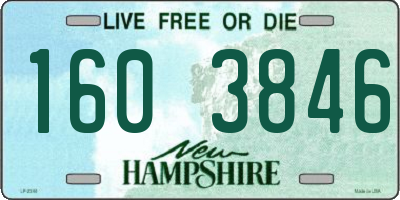 NH license plate 1603846