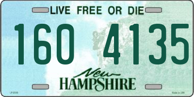 NH license plate 1604135