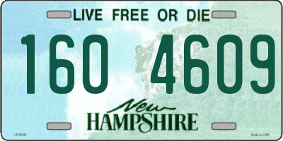 NH license plate 1604609