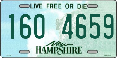NH license plate 1604659
