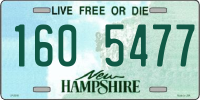 NH license plate 1605477