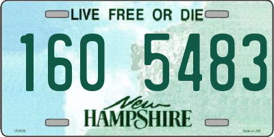 NH license plate 1605483